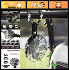 12V UTV Cab Cooling Fan - Adjustable Air Fan for Polaris RZR, Ranger, Can-Am, Ho picture