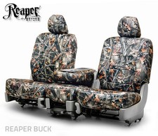 CUSTOM FIT FRONT & REAR CAMO SEAT COVERS for the 2014-2018 Jeep Wrangler 4 Door picture