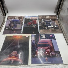 Lot of 5 Vintage Kenworth Truck Sales Brochures W900 W900L T800 T2000 AeroCab picture