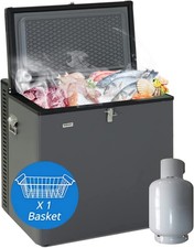 2.4 Cu.Ft 3 Way Propane Freezer Deep Portable Cooler 12V/110V/Gas LPG Camping picture