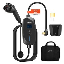 VEVOR Level 2 EV Charger Portable Charger 32A 240V NEMA 14-50P with 25 ft Cable picture