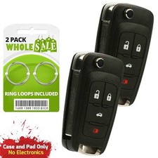 2 Replacement For 2014 2015 2016 GMC Terrain Key Fob Remote Shell Case picture