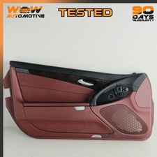 02-12 MERCEDES-BENZ SL550 SL500 LEFT DRIVER SIDE INTERIOR DOOR PANEL RED OEM picture