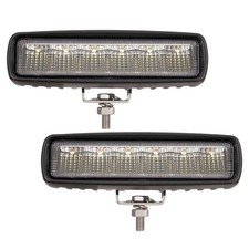 2X 6.3 inch 30W LED Work Light Bar Flood Auxiliary Lamp Off-road Motorcycle ATV picture