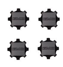 2020-2026 GMC Sierra 2500 3500 Set of 4 Center Caps Black GMC Logo 84465268 OEM picture
