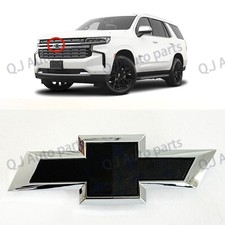 Custom Front Chrome Black Bowtie Emblem 2021-2024 Suburban Tahoe Colorado Yukon picture