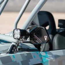 Chupacabra Offroad Cuero Pro UTV Side Mirror (Pair) - Black - 2.0
