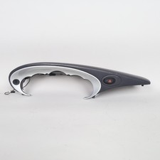 2002-2004 Porsche 911 996 Speedometer Cover Blue Leather OEM Arctic Silver Trim picture