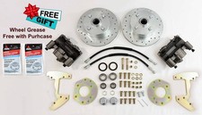 1964-1966 Ford Mustang front disc brake changeover 4 lug 6 cylinder spindle picture
