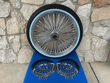 21X3.5 KING FAT SPOKE 00-07 WHEEL 120/70-21 SHINKO WW TIRE KIT FOR HARLEY TOURIN picture