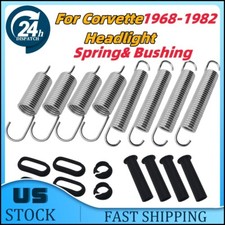 For 1968-82 Corvette Headlight Spring &Bushing Full Kit C3 2 Headlights US picture