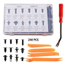 240Pcs Clips De Retenedor De Parachoques Remaches De Plastico For Ford Escape picture