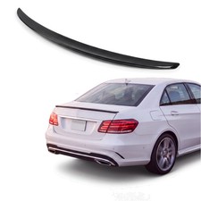 For Mercedes W212 E-Class 2010-2016 Sedan Rear Trunk Lip Spoiler Gloss Black ABS picture