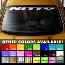 Premium Windshield Banner Vinyl Decal Sticker 45x2.9