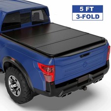 5FT Hard Tonneau Cover Bed For 2005-2026 Nissan Frontier Cover Bed 3-FOLD picture