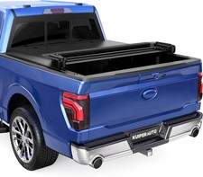 4PCS Soft Flip Truck Bed Tonneau Cover Compatible with 2015-2026 Ford F150 picture