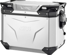 GIVI Fits Outback Evo Side Case - Right - 48 Liter - Silver Anodized OBKEV48AAR picture