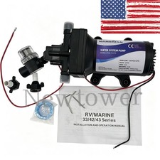 NEW 4158-153-E75 Water Pump 12V 5.0GPM for Shurflo Aqua King II Supreme 5.0 picture