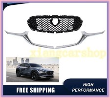DGJ1‑50‑710B Front Bumper Grille W/ Chrome Molding Trim Fit Mazda CX‑30 20‑2023 picture