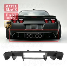 For Corvette C6 2005-2013 Performance Style Matte Black Rear Bumper Lip Diffuser picture