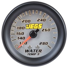 JEGS Water Temperature Gauge [2 1/16 in. Mechanical, 120-280 degrees F with picture