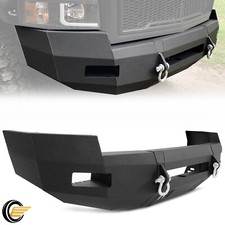 3PCS Powder Coated Front Bumper For 2007-2010 Chevrolet Silverado 2500 3500 HD picture