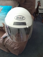 BILT Roadster WS-18 Open Face White DOT Approved Helmet  picture