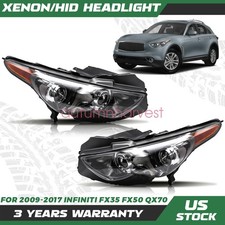 2x Headlights For 2009-2013 Infiniti FX35 FX50 QX70 14-17 w/o Sport Pkg Non-AFS picture
