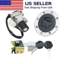 Lock Set Igntiton Swtich Fuel Gas Tank Cap For 1990-1996 Suzuki VX800 ect... picture