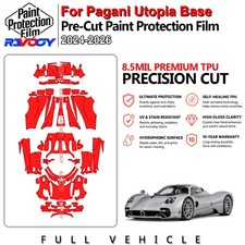 For Pagani Utopia Base 2024-2026 Precut Paint Protection Film PPF TPU 8.5Mil Kit picture