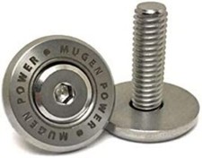 2X MUGEN POWER 75700-XG8-K0S0 License Plate Frame Bolts Screws Fasteners JDM~ picture