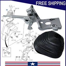 For 1998-2013 ISUZU NPR NPR-HD NRR NQR US Shift Change Lever Bracket+Cover M/T picture