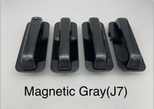 Ford F-150 2015-2018 Exterior Door Handles Front and Rear Set of Four Gray Met. picture