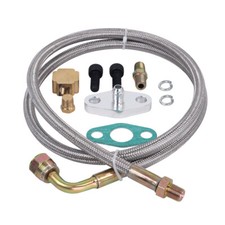 LokoCar Turbo Oil Feed Line Kit T3 T4 T60 T61 T70 1/8 PNT 90 Degree 41