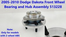 2005-2010 Dodge Dakota Front Wheel Bearing and Hub Assembly 513228 picture