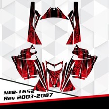 WRAP DECALS KIT FOR SKI-DOO  REV MXZ SUMMIT GTX GSX EXPEDITION 03-07 NEB-1652 picture
