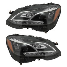 For 2014-2016 Mercedes-Benz E-Class E350 E300 LED Headlights Headlamp Left/Right picture