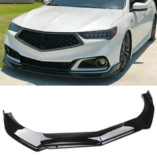 For Acura TLX 2015-2023 Gloss Black Front Bumper Lip Spoiler Splitter Body Kit picture