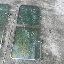 71-95 Chevrolet G-Series Van Driver Side Pop Out Windows OEM CHROME Beauville  picture