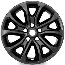 4-Pack Wheel Skins Compatible with Chevrolet Equinox 2018 17 inches, Black picture