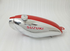 Suzuki RL250 Exacta 1974 Polish & Painted Aluminium Fuel Gas Petrol Tank +Cap picture