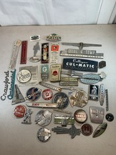 Lot of 47 Vintage Appliance Emblems picture