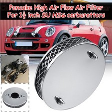 Pancake High Air Flow Chrome air Filter For SU HS6 Carburettor picture