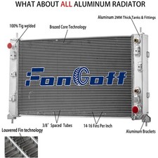 Aluminum Radiator Cooler For 2019-2025 Chevy Silverado GMC Sierra 1500 5.3/6.2L picture