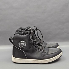 Bilt Dexter Motorcycle Boots Mens Size 7 Black Street Riding Protective Sneakers picture