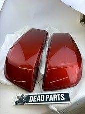 Harley OEM new take-off Whiskey Fire 2024 saddlebag lids tops 90202455 picture