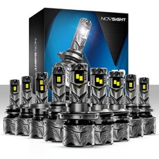 NOVSIGHT H4 H7 H11 9005 9006 LED Headlight Bulbs 50000LM 6500K Canbus Error Free picture