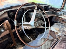 1956 Cadillac Series 62 Sedan DeVille Steering Wheel & Horn Ring - CORE picture
