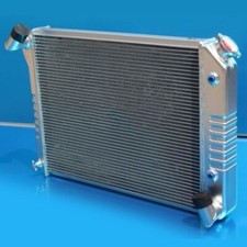 KKS STAMP TANK 3 ROWS ALUMINUM RADIATOR 1966-1968 Chevy Corvette V8 7.0L CU615 picture