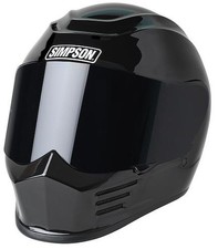 Simpson Helmets Speed Bandit Motorcycle Helmet, Large [Black] picture